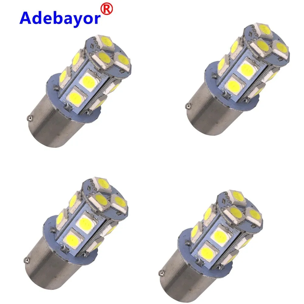 100x 24v Or 12v 1156 Ba15s P21w 13 Smd 5050 13 Led 13smd Brake Tail Light Bulb Lamp Auto Led Car Bulb Light Adebayor