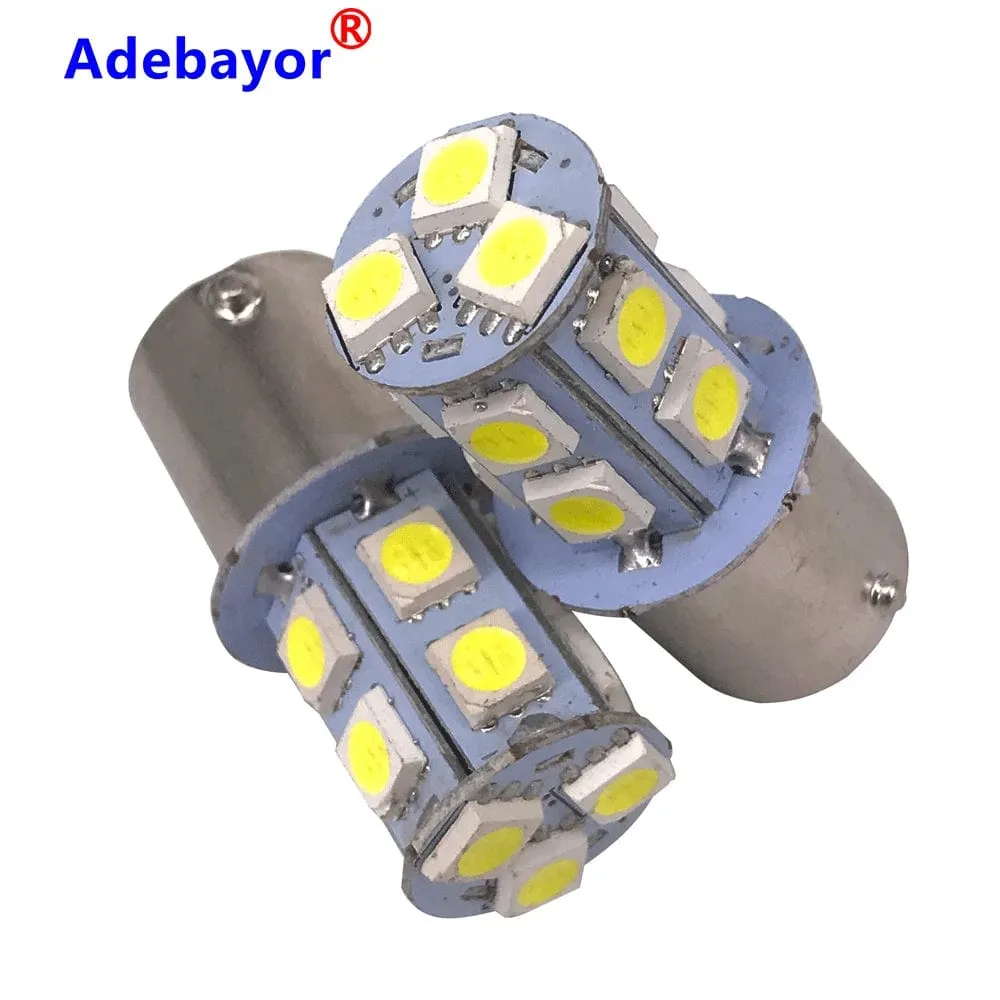 100x 24v Or 12v 1156 Ba15s P21w 13 Smd 5050 13 Led 13smd Brake Tail Light Bulb Lamp Auto Led Car Bulb Light Adebayor