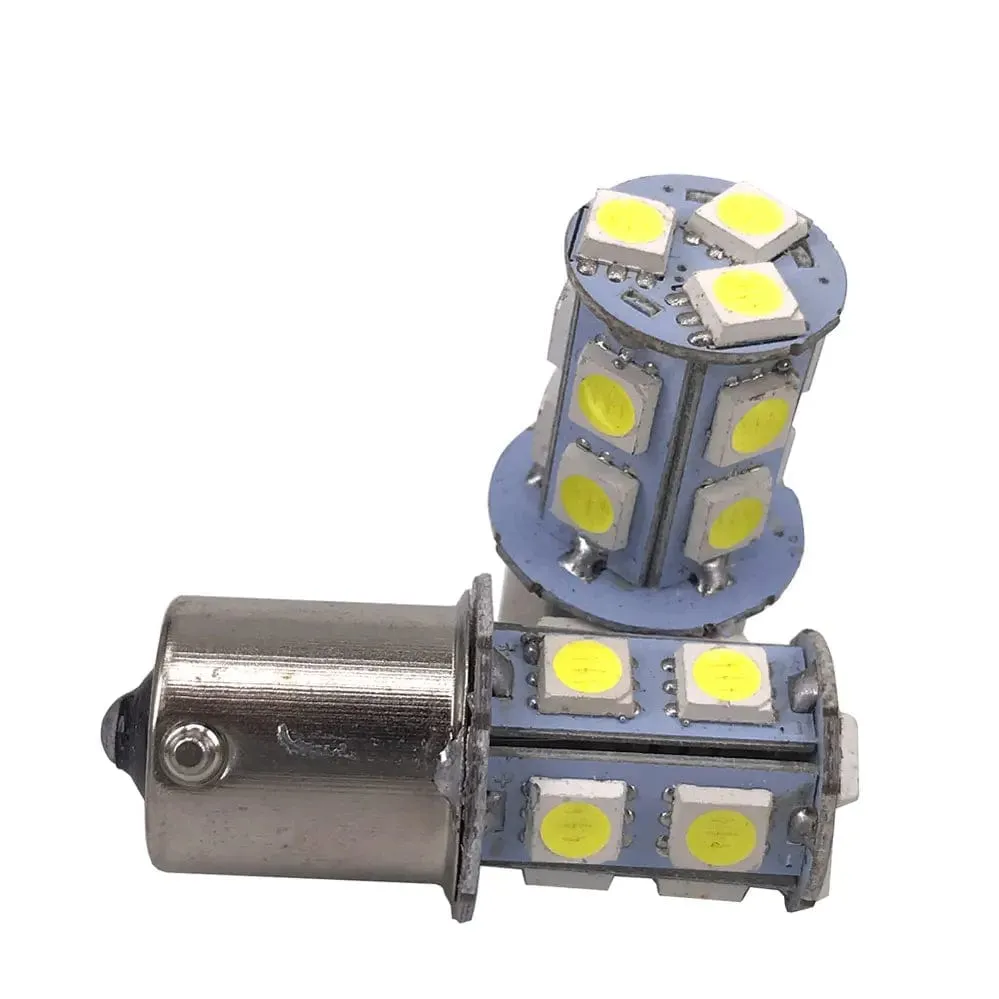 100x 24v Or 12v 1156 Ba15s P21w 13 Smd 5050 13 Led 13smd Brake Tail Light Bulb Lamp Auto Led Car Bulb Light Adebayor