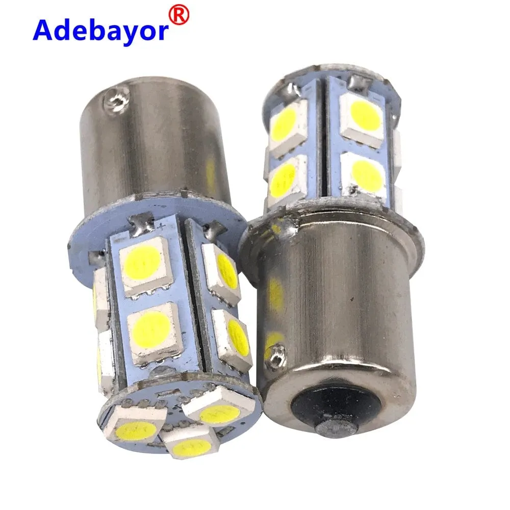 100x 24v Or 12v 1156 Ba15s P21w 13 Smd 5050 13 Led 13smd Brake Tail Light Bulb Lamp Auto Led Car Bulb Light Adebayor