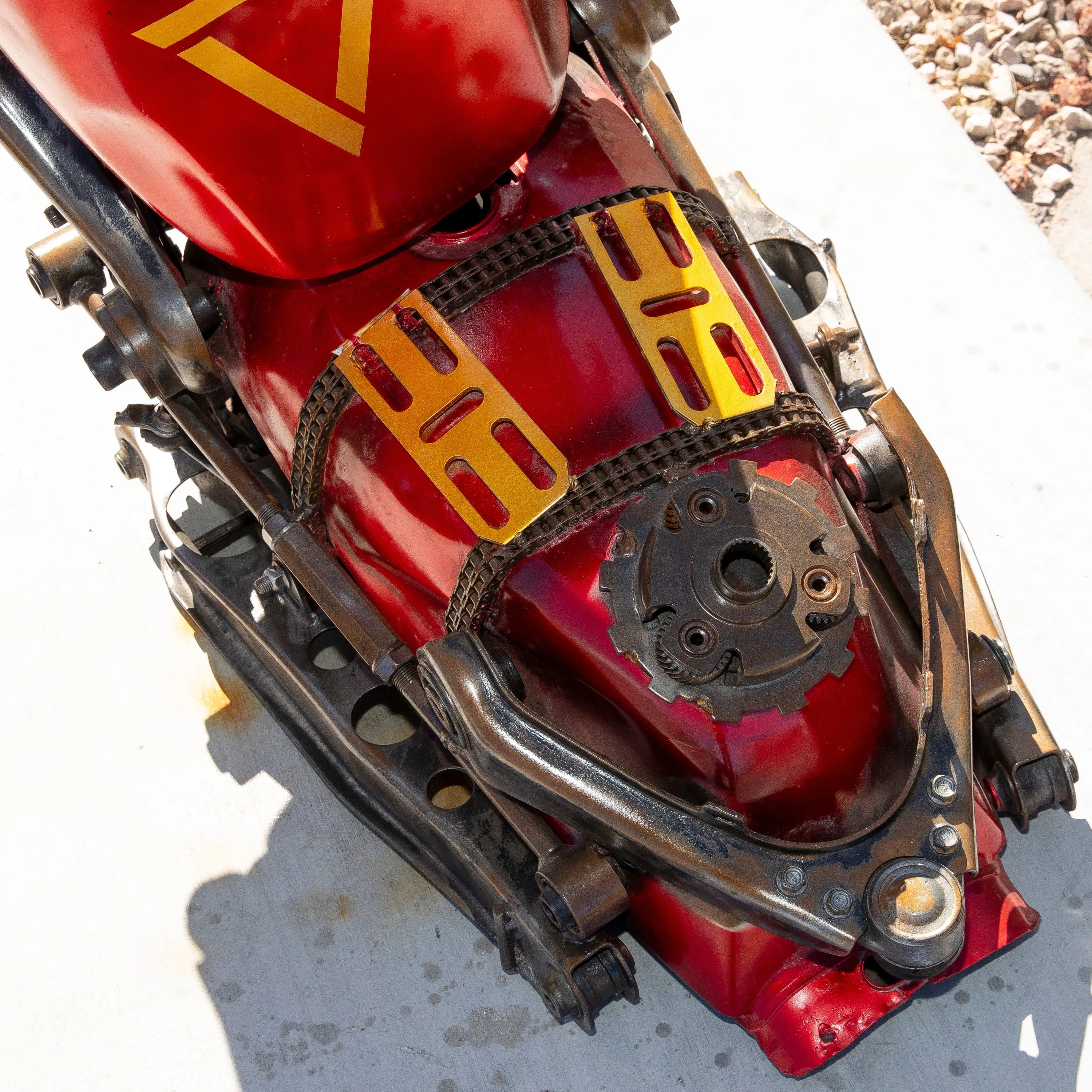 102 Iron Man Hulk Buster Inspired Recycled Metal Art Sculpture