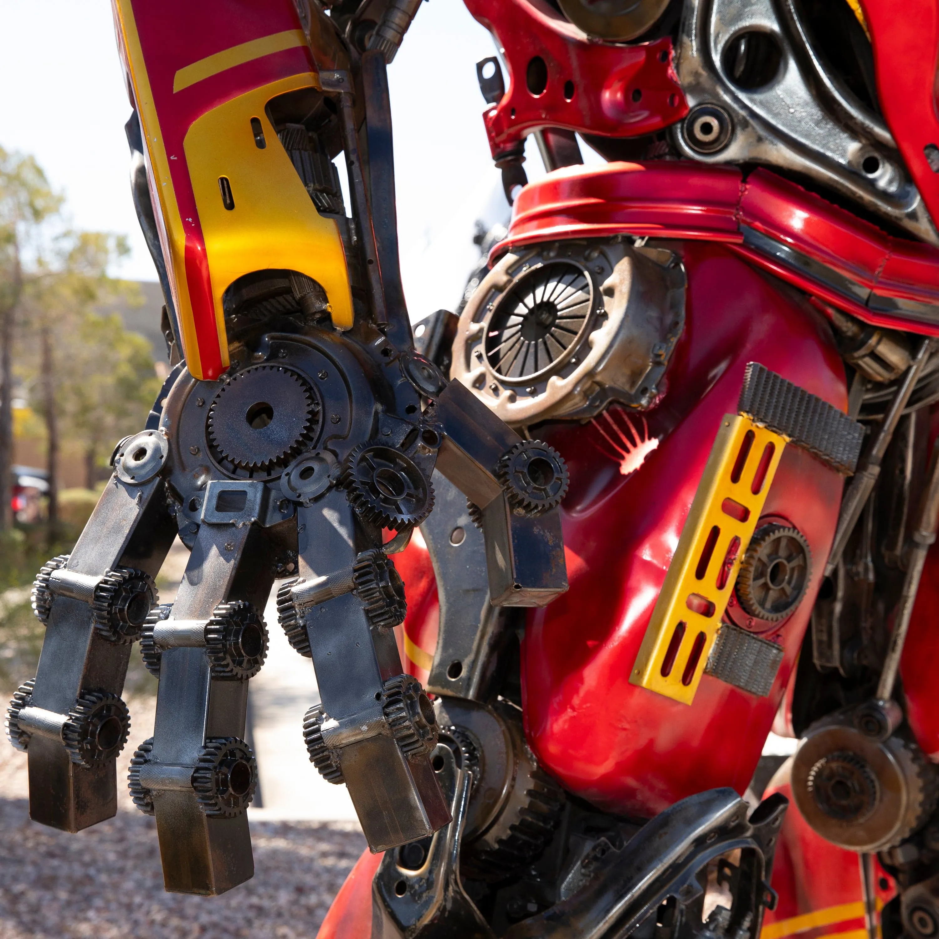 102 Iron Man Hulk Buster Inspired Recycled Metal Art Sculpture