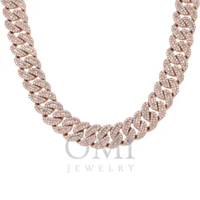 10K GOLD BAGUETTE DIAMOND 15.6MM CUBAN LINK CHAIN 5.75 CT