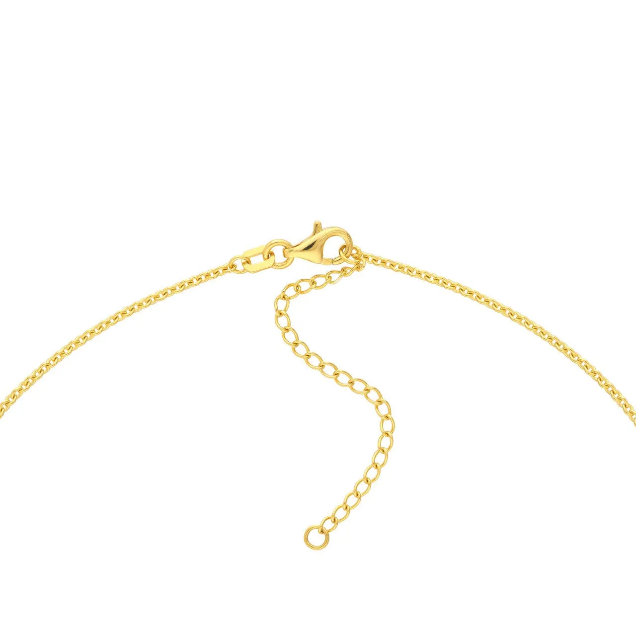 14K Gold Hanging Lariat Diamond Pendant