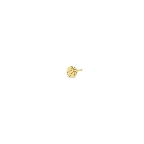 14k Itty Bitty Basketball Stud