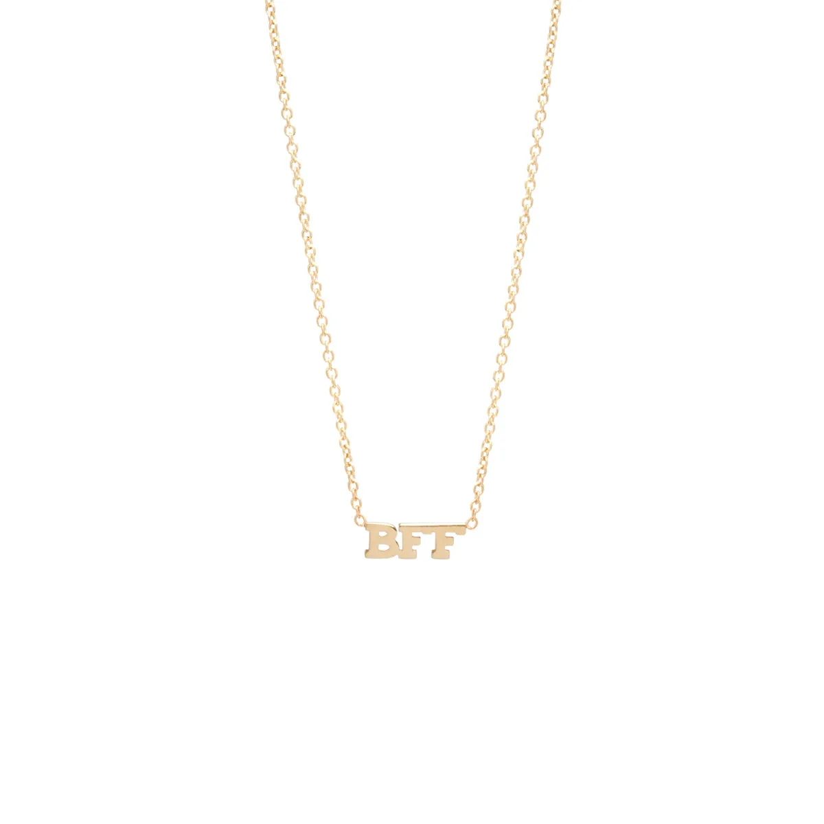 14k itty bitty BFF necklace