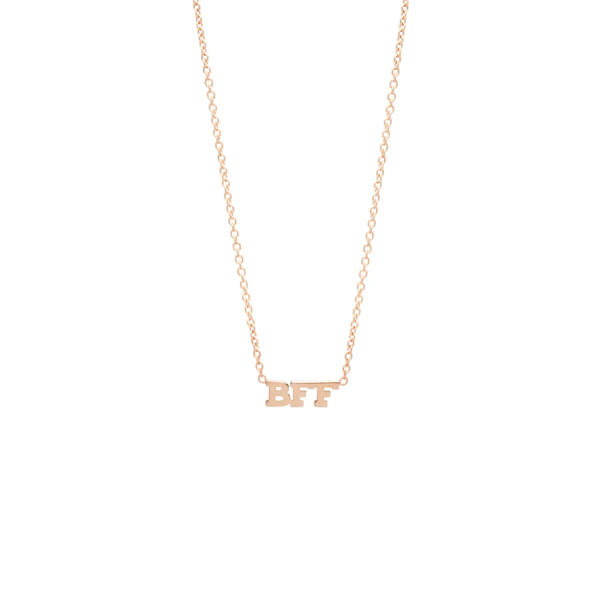 14k itty bitty BFF necklace