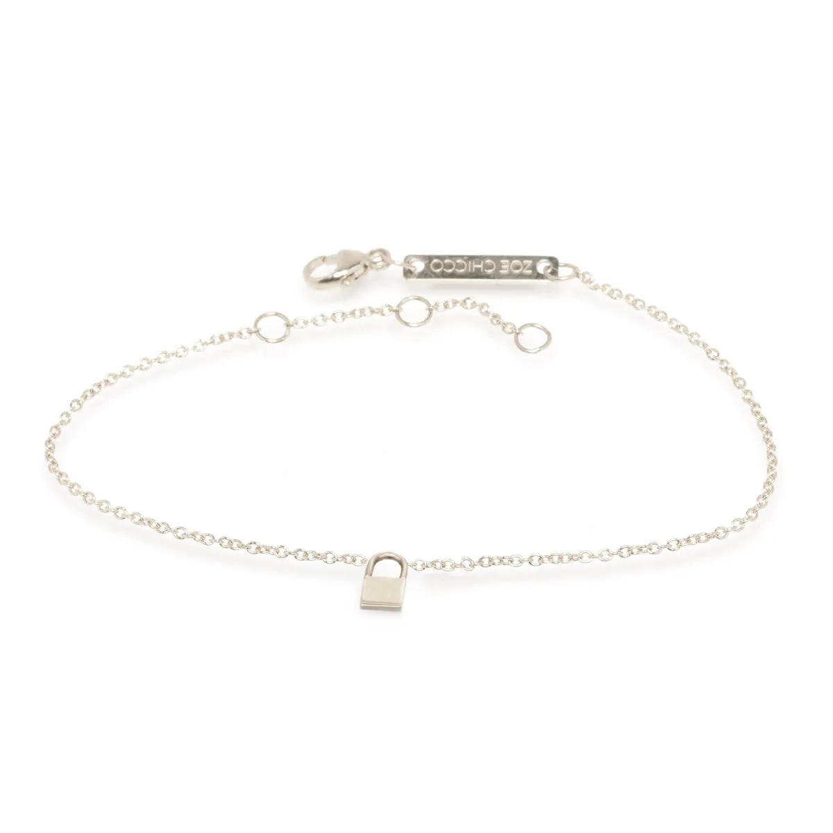 14k Itty Bitty Padlock Bracelet