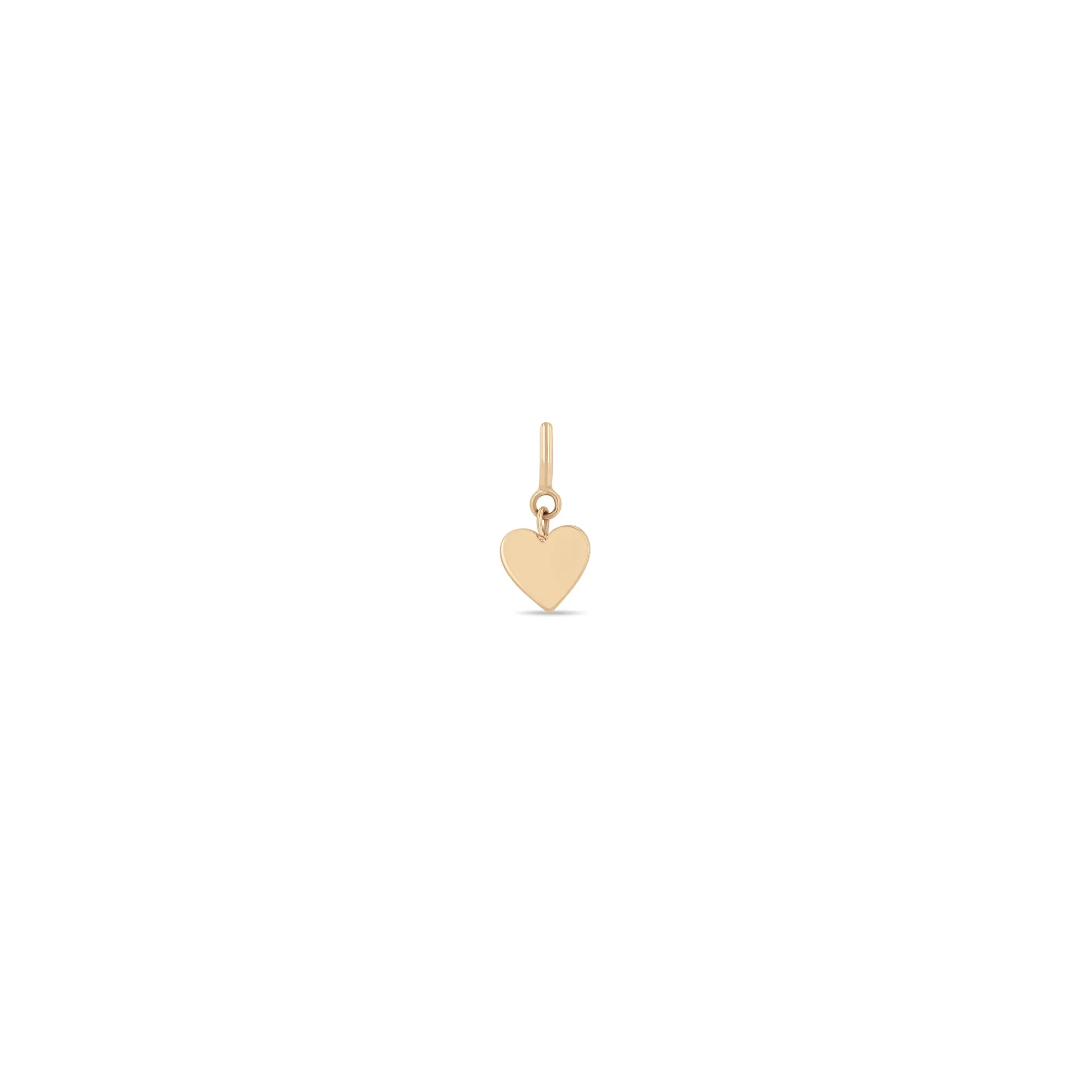 14k Single Midi Bitty Heart Charm