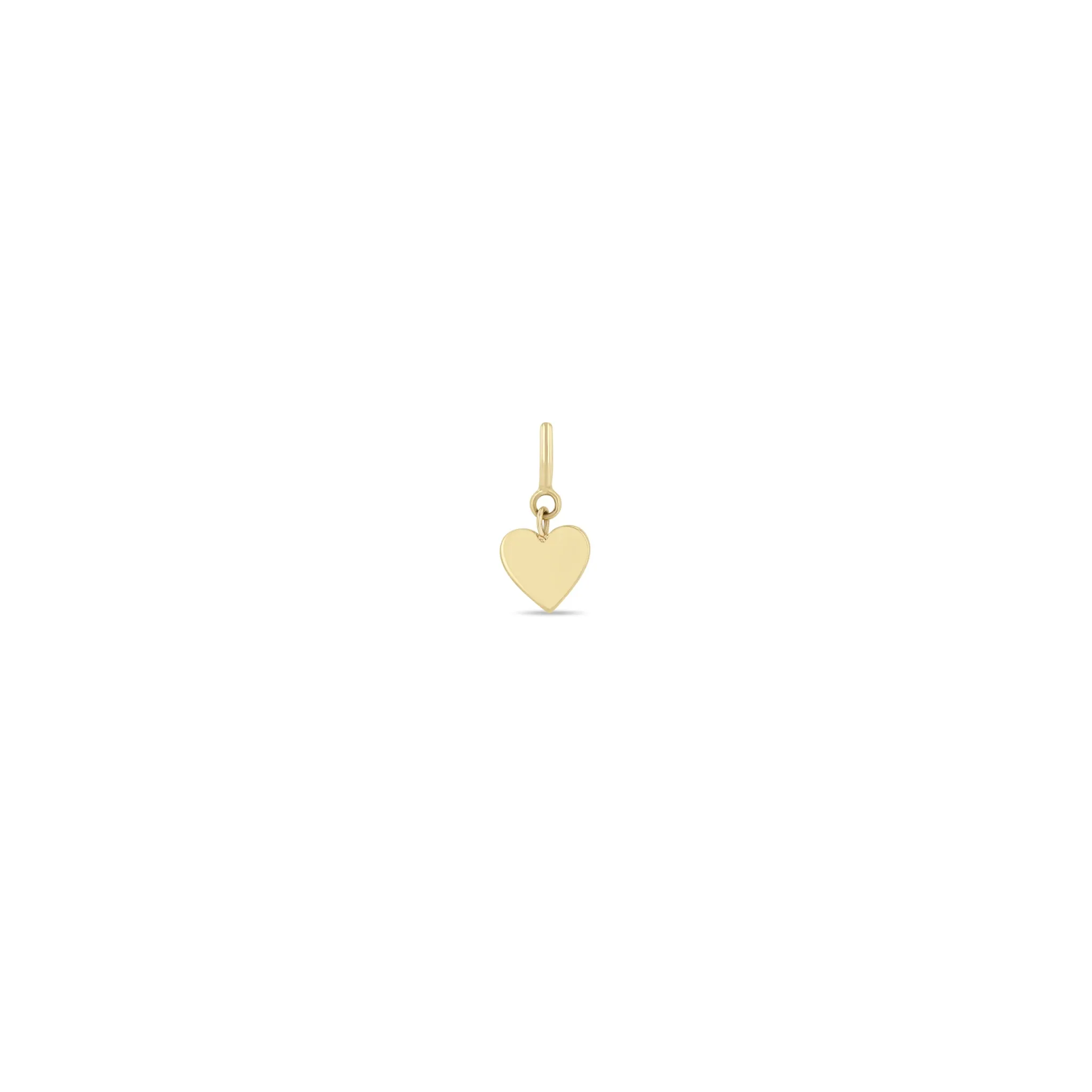 14k Single Midi Bitty Heart Charm