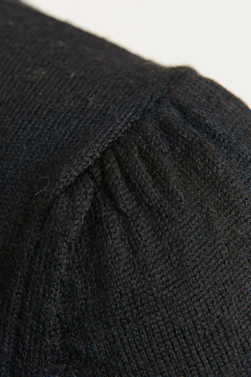 2008 Black Wool Longline Preowned Jumper