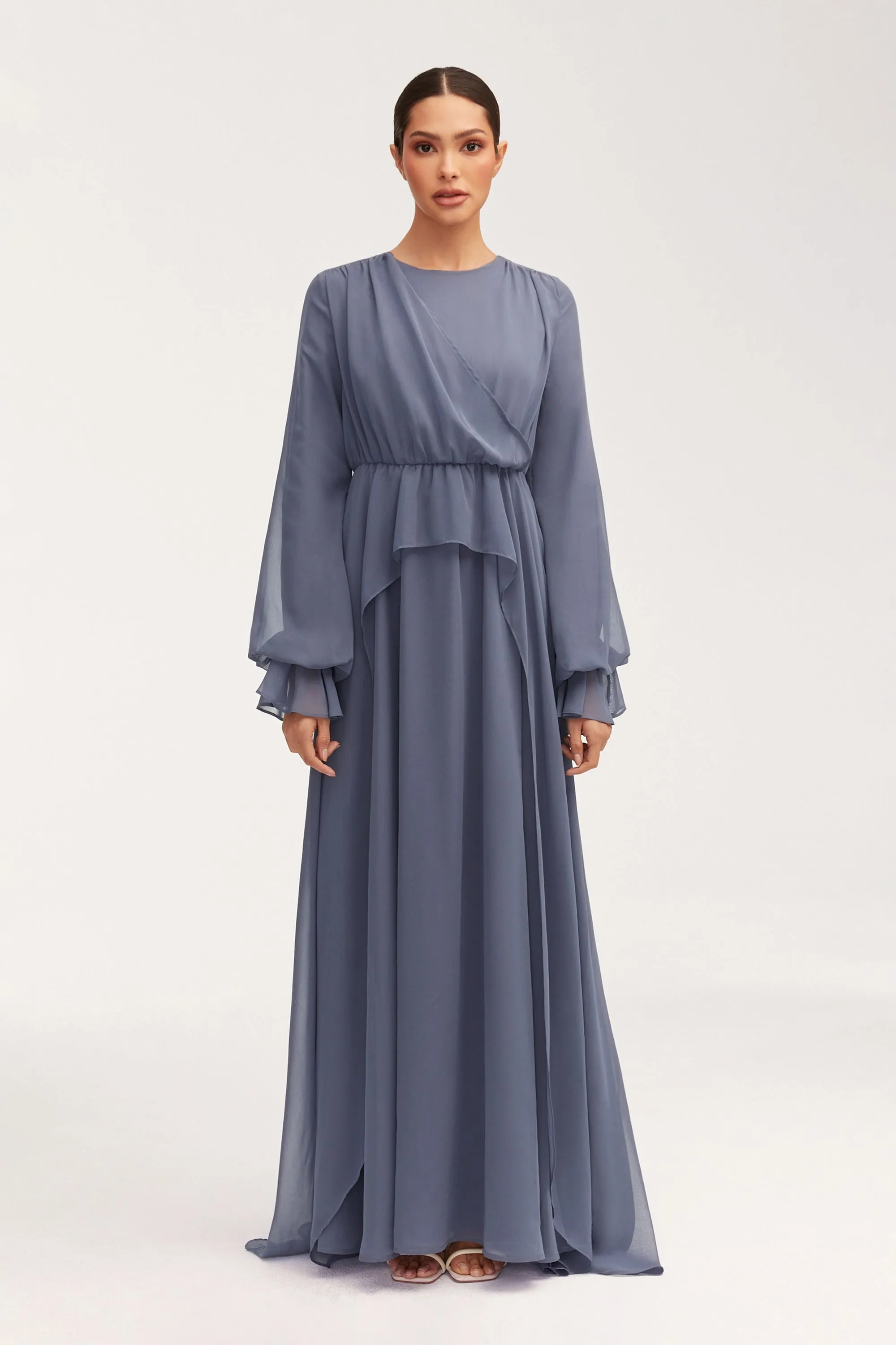 Aara Chiffon Maxi Dress -  Dusk