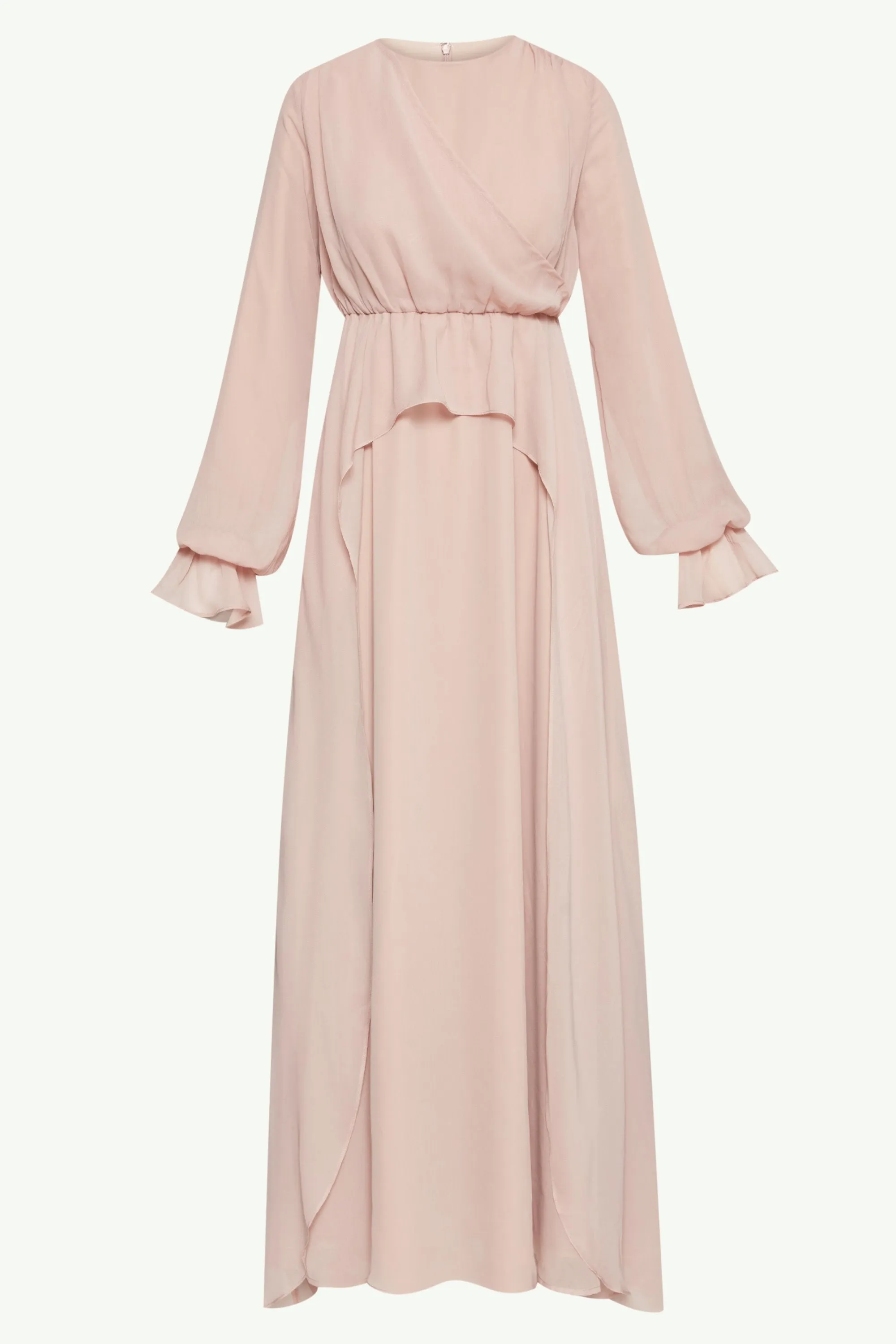 Aara Chiffon Maxi Dress -  Jasmine Pink