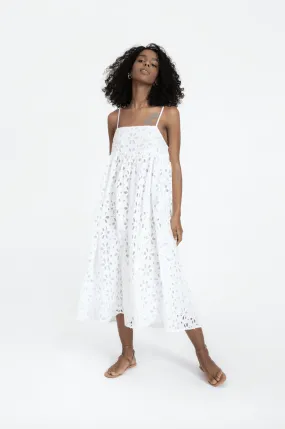 Adi Broderie Anglais Maxi Dress