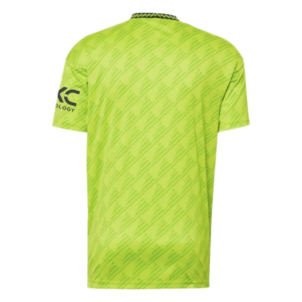 Adidas Men's Manchester United Third Jersey (Semi Solar Slime)