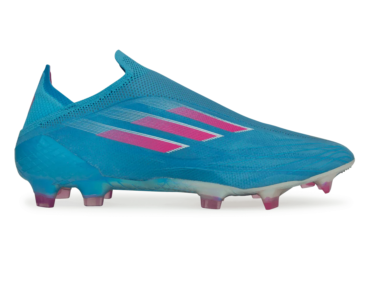 adidas Men's X Speedflow  FG Sky Blue/Pink/White