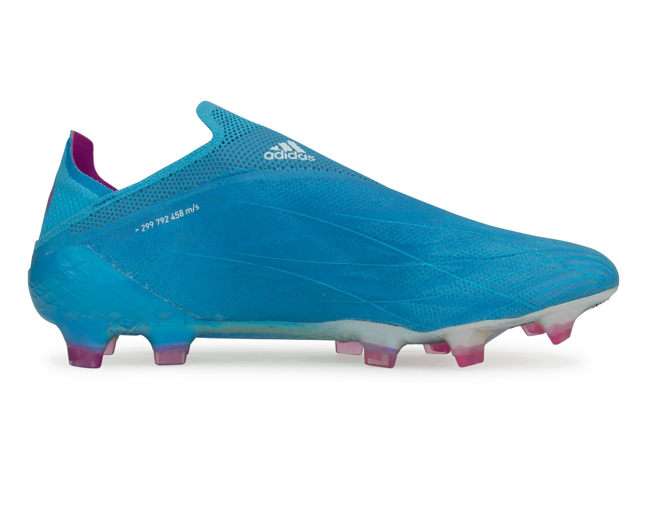 adidas Men's X Speedflow  FG Sky Blue/Pink/White