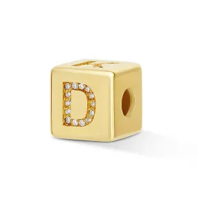 Alphabet Block Initial Charm