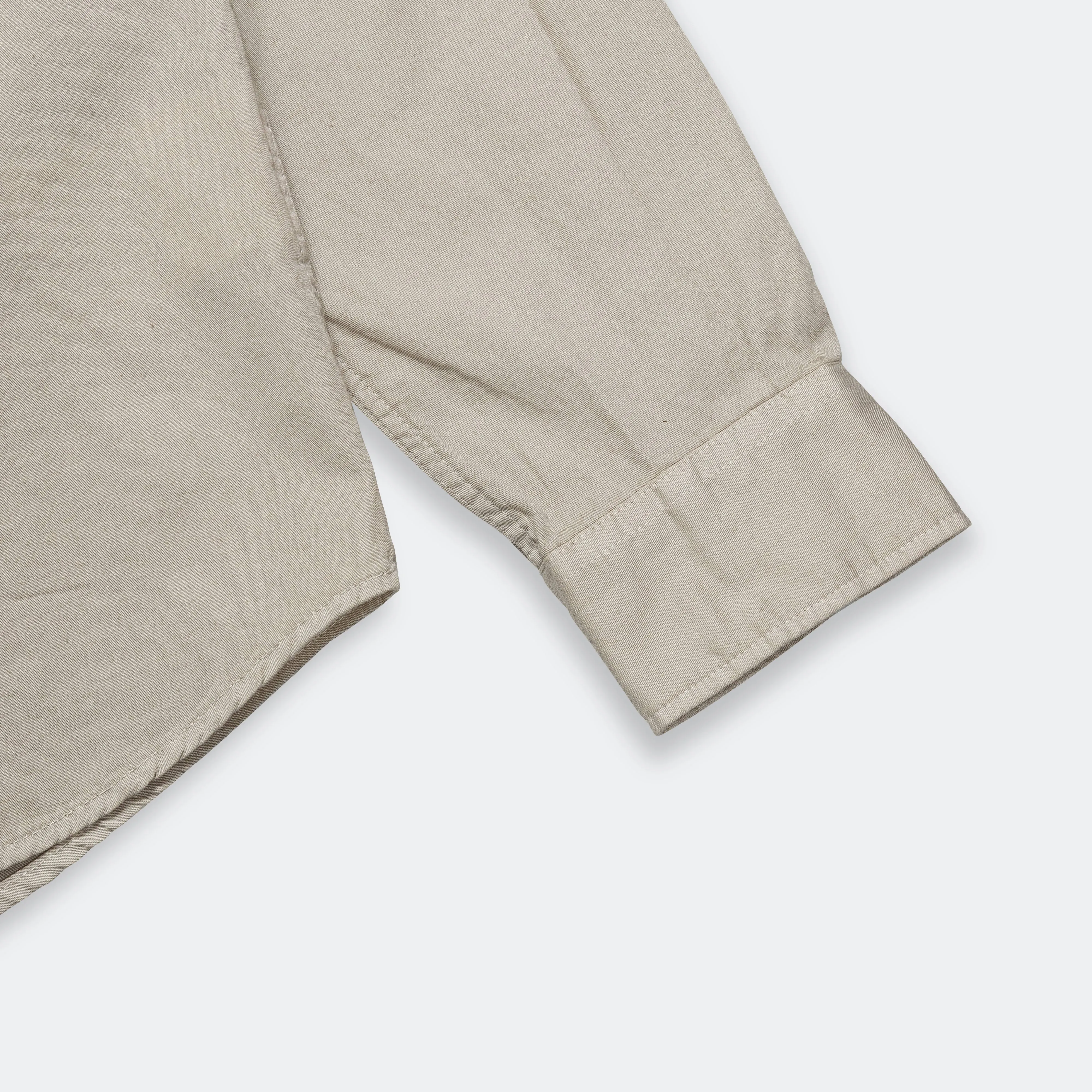 Anton Light Twill Shirt - Oatmeal