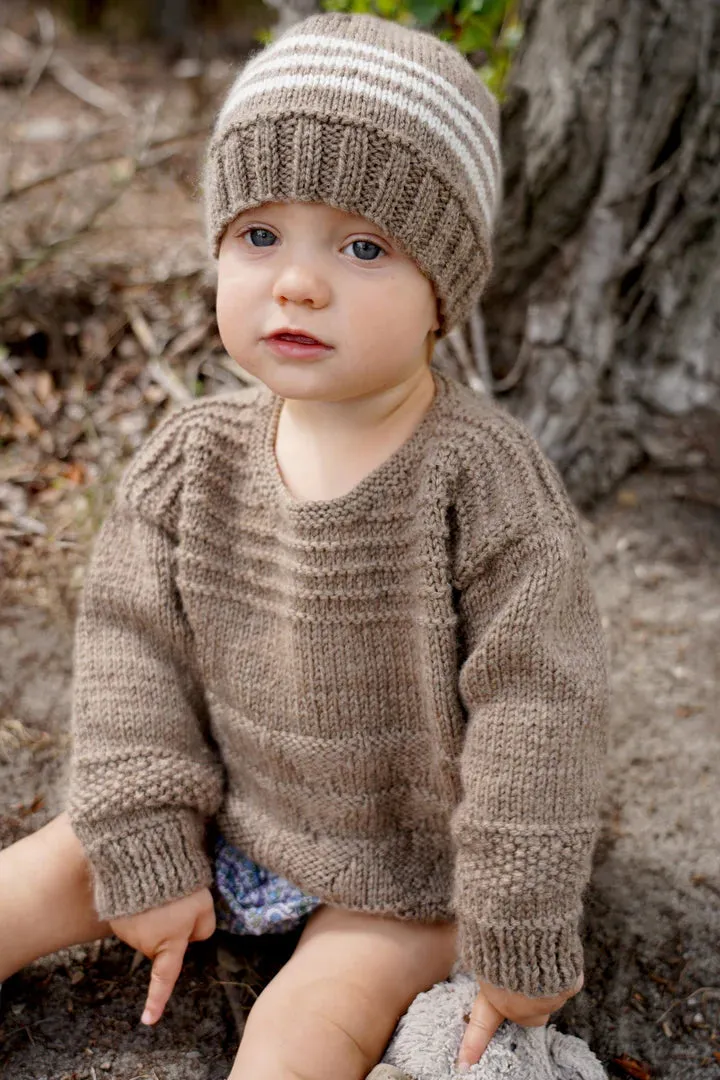 Baby Cakes Kennedy Sweater & Hat Bc104 0-18 months Knitting Pattern