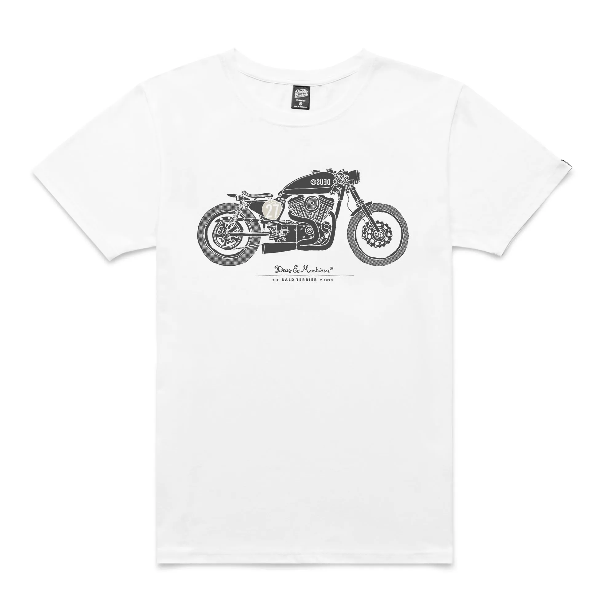 BALD TERRIER V TWIN OG - WHITE