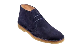 Barker Monty Desert Boot - Navy Suede