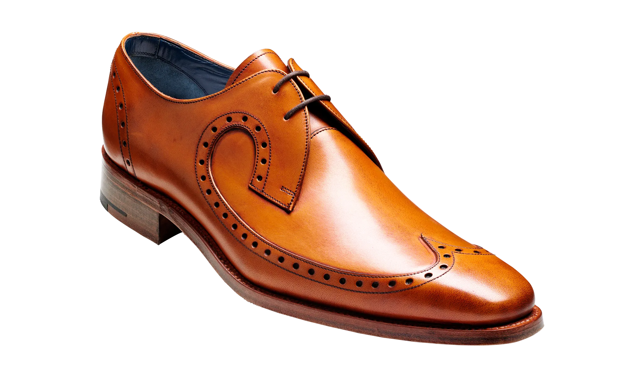 Barker Woody Long-wing  Brogue Derby - Cedar Calf