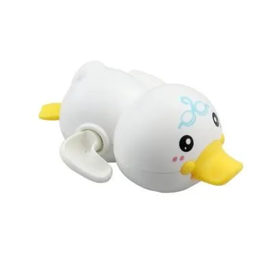 Bathroom Bath Shower Baby Clockwork Swimming Children Play Water Cute Little Yellow Duck Bathing Bathtub Toys For Kid