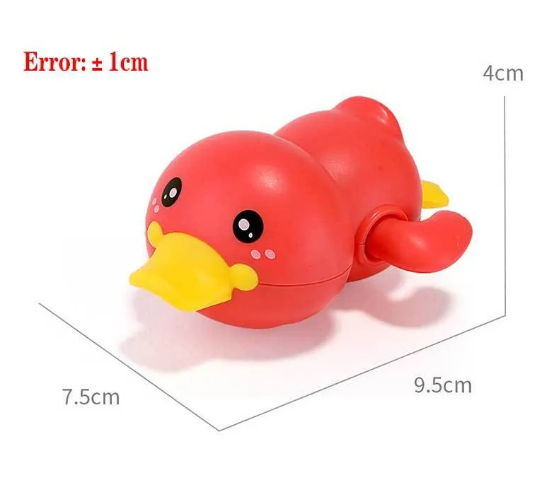 Bathroom Bath Shower Baby Clockwork Swimming Children Play Water Cute Little Yellow Duck Bathing Bathtub Toys For Kid