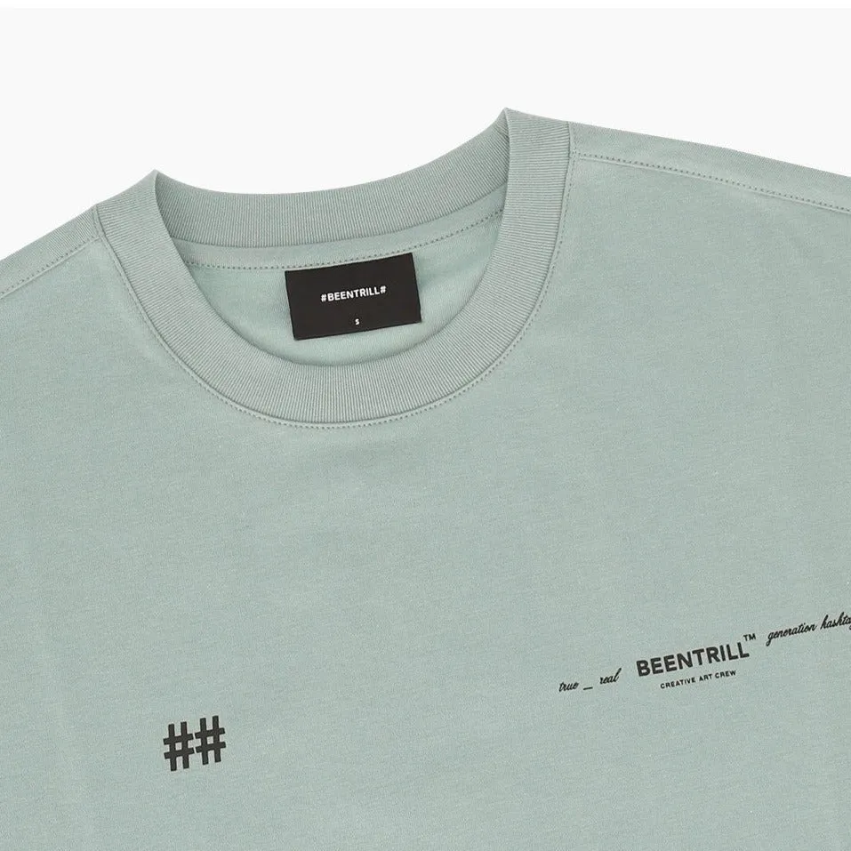 Been Trill Reflective Tape Logo Tee Mint