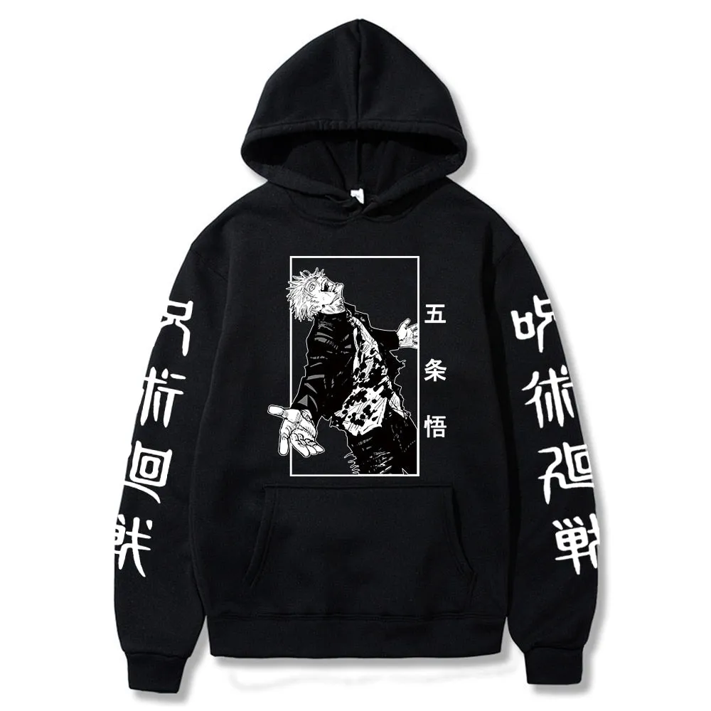 Best Jujutsu Kaisen Gojo Satoru Anime Hoodie High Quality