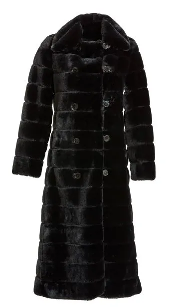 Catherine Rayé Coat in Noir