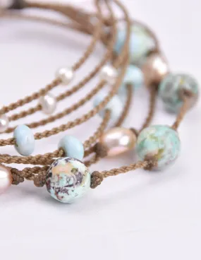 Celestial Waves - Bracelet Stack (15% off)