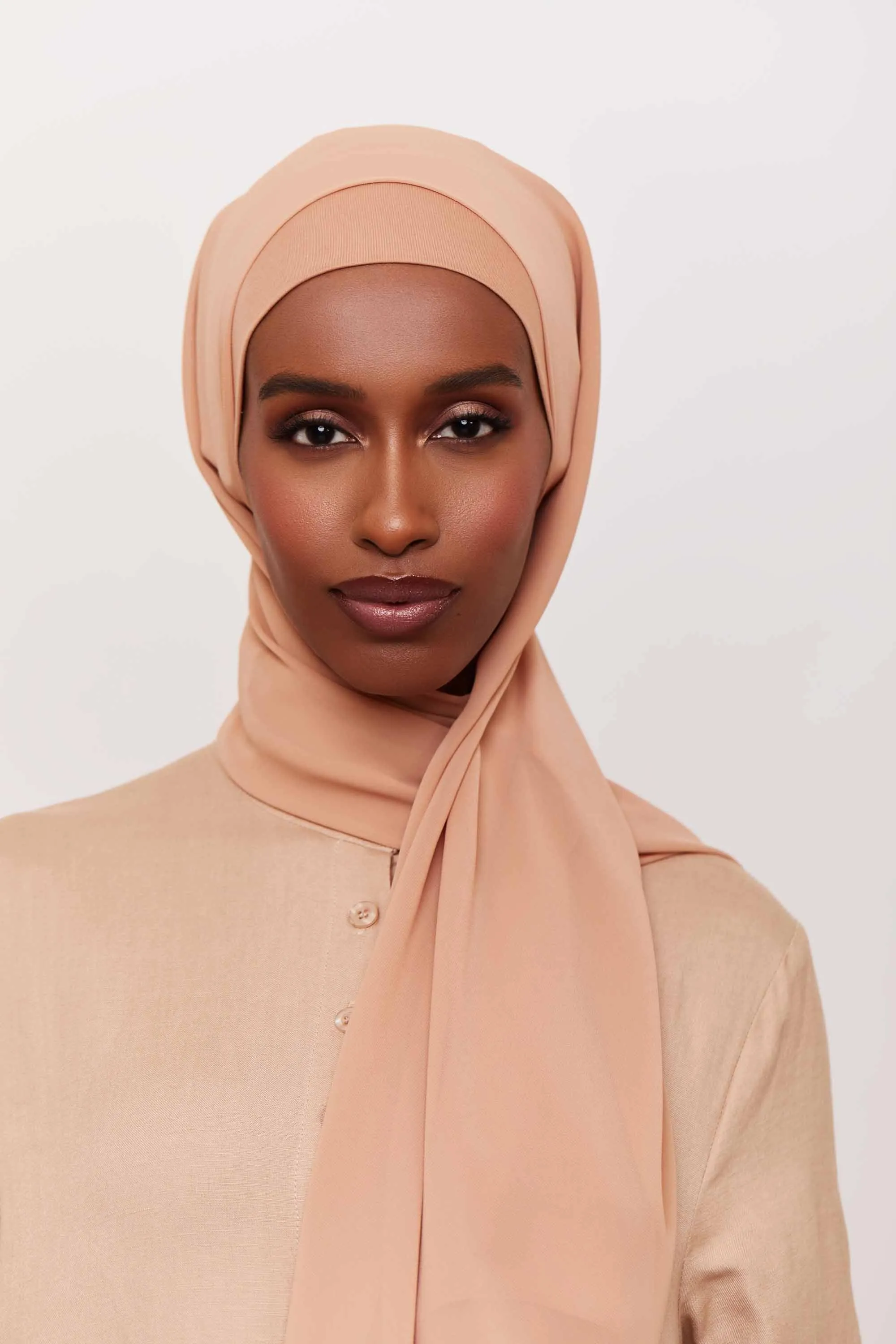 Chiffon LITE Hijab - Cafe Au Lait