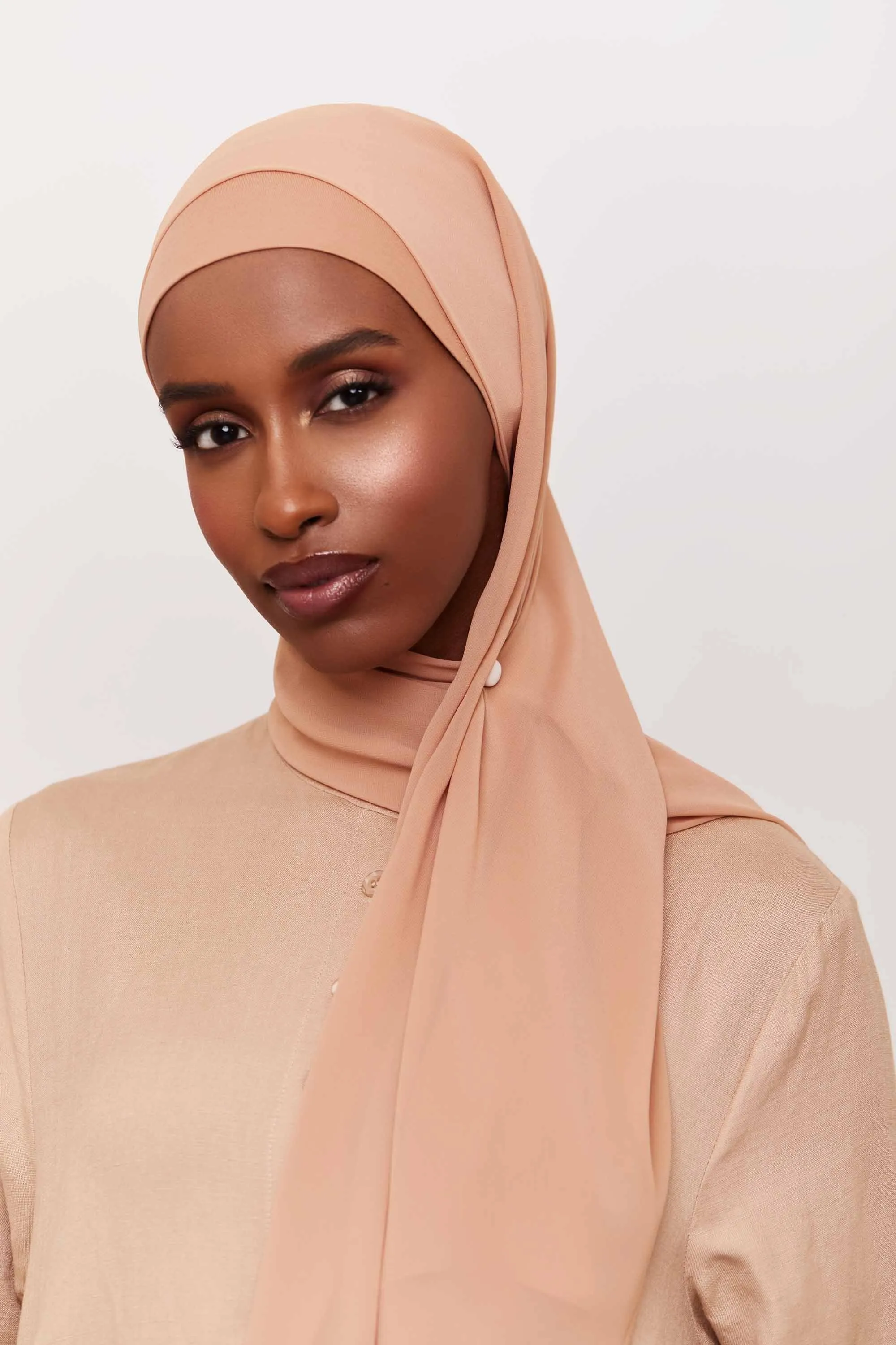 Chiffon LITE Hijab - Cafe Au Lait