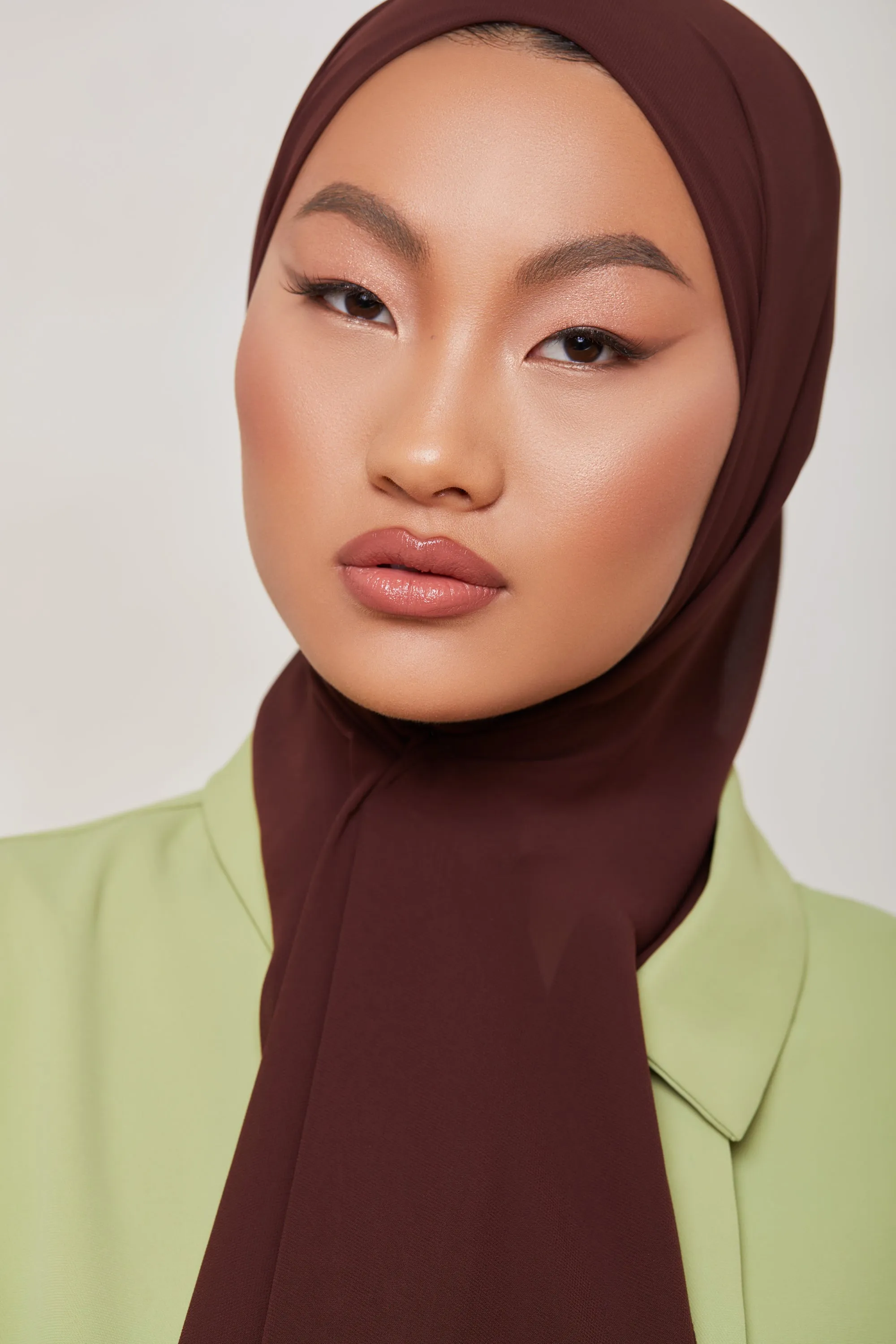 Chiffon LITE Hijab - Cocoa Bean