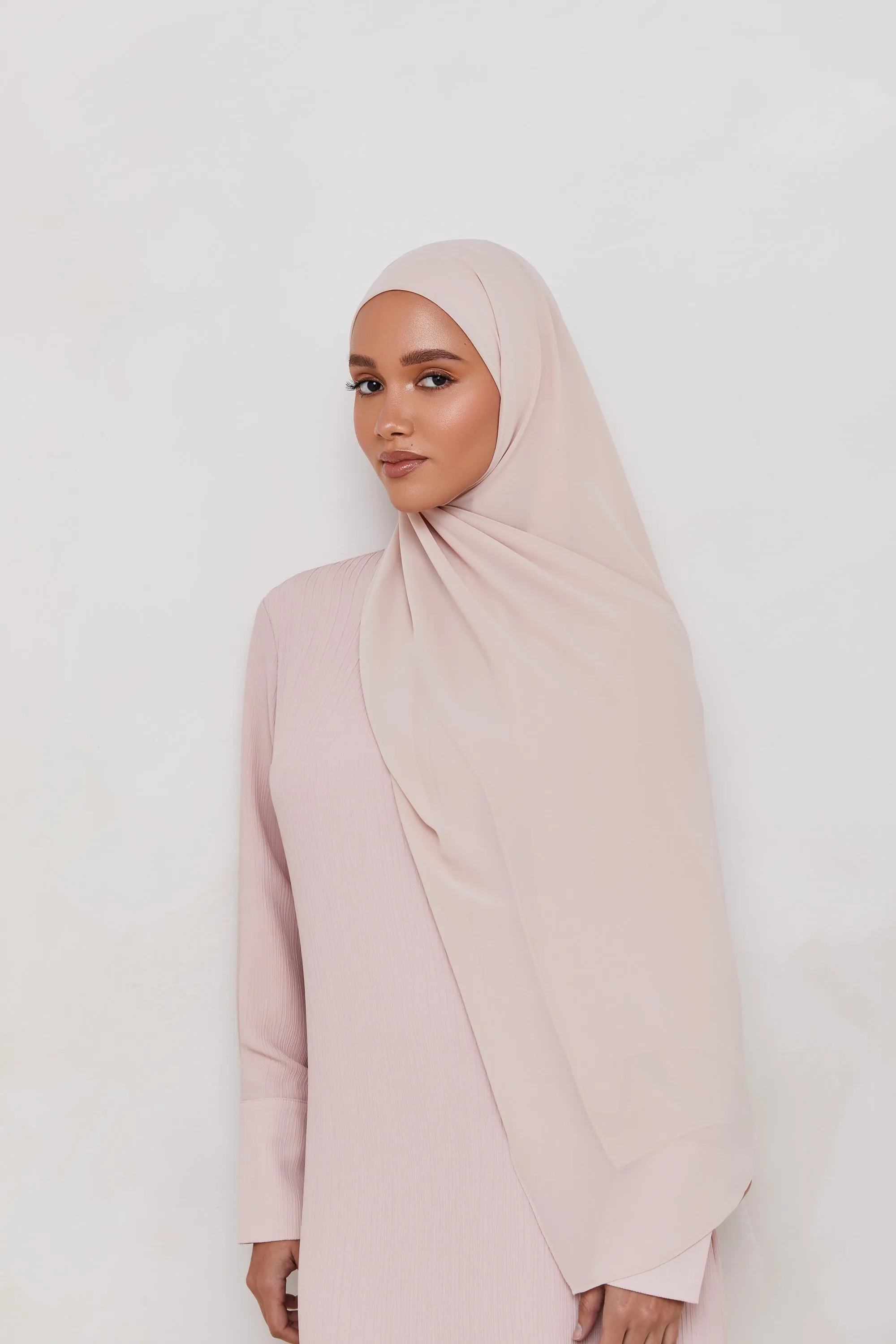 Chiffon LITE Hijab - Mushroom