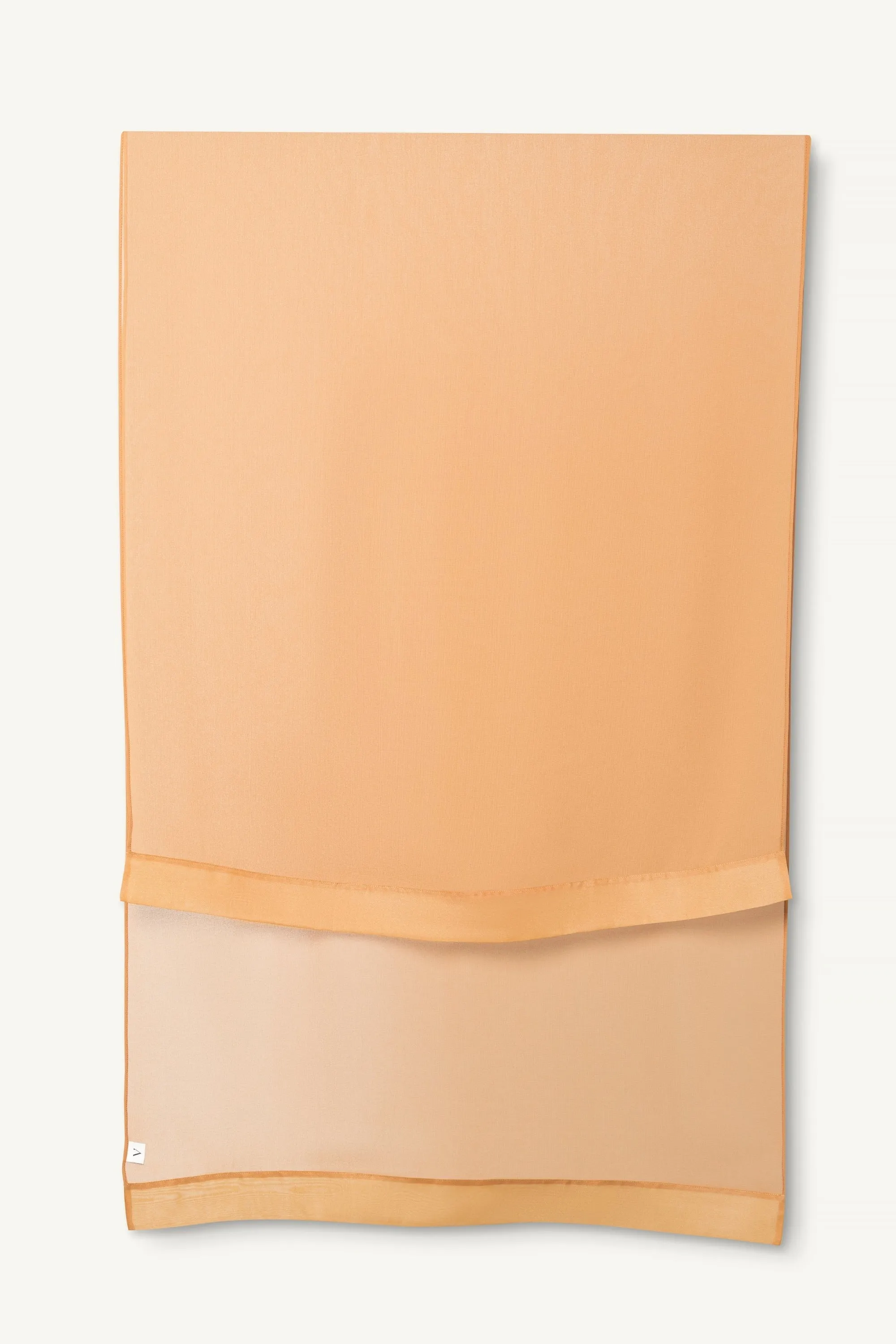 Chiffon Organza Trim Hijab - Brown Sugar