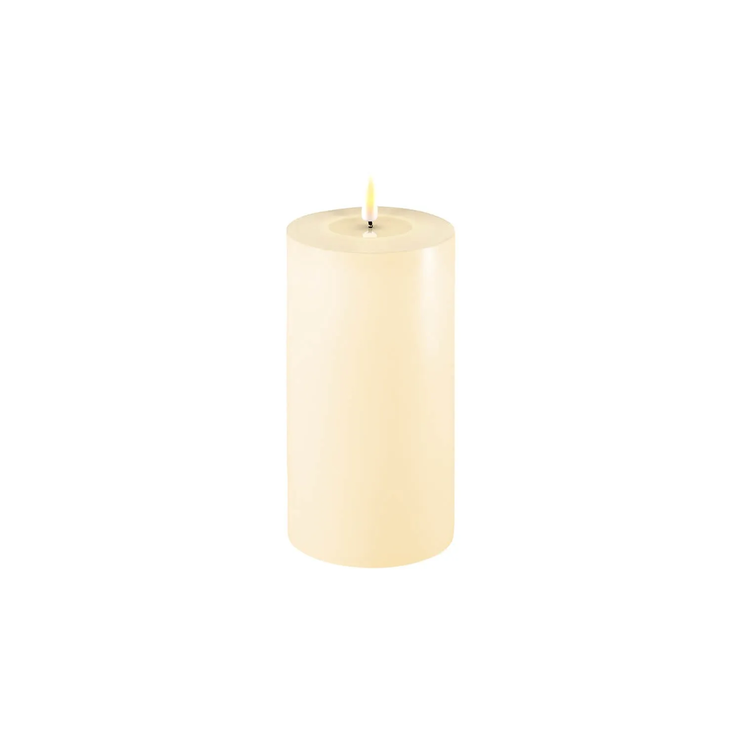 Deluxe LED Candle 10cm x 20cm - Cream