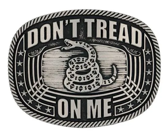 Don't Tread On Me Roped Attitude Buckle