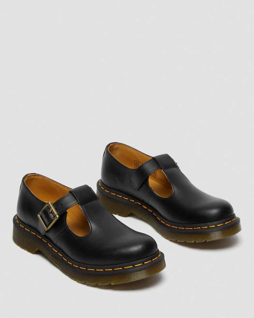 Dr. Martens Women's POLLEY SMOOTH LEATHER MARY JANES (Black)