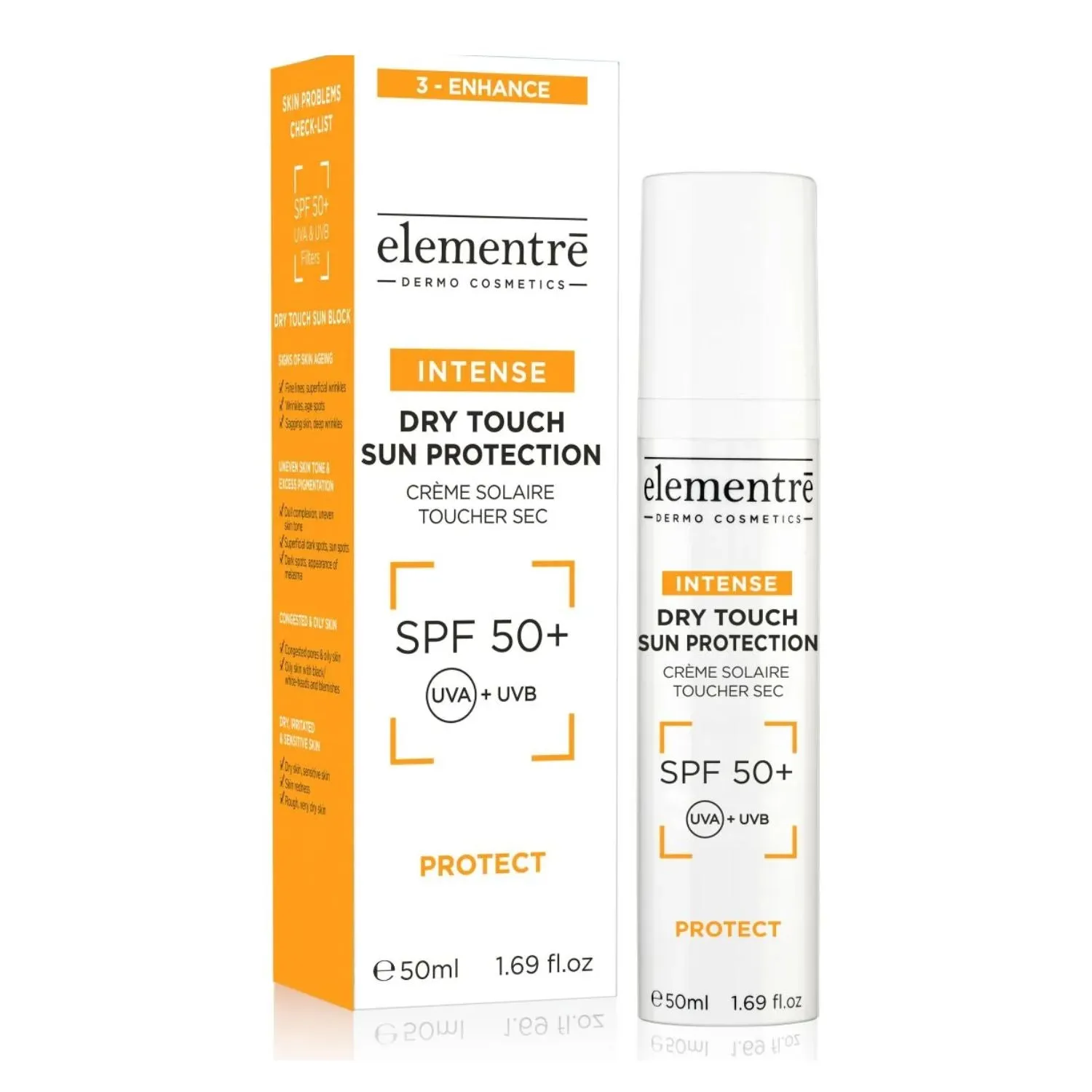 Elementre | SPF50  Dry Touch Sun Protection 50ml