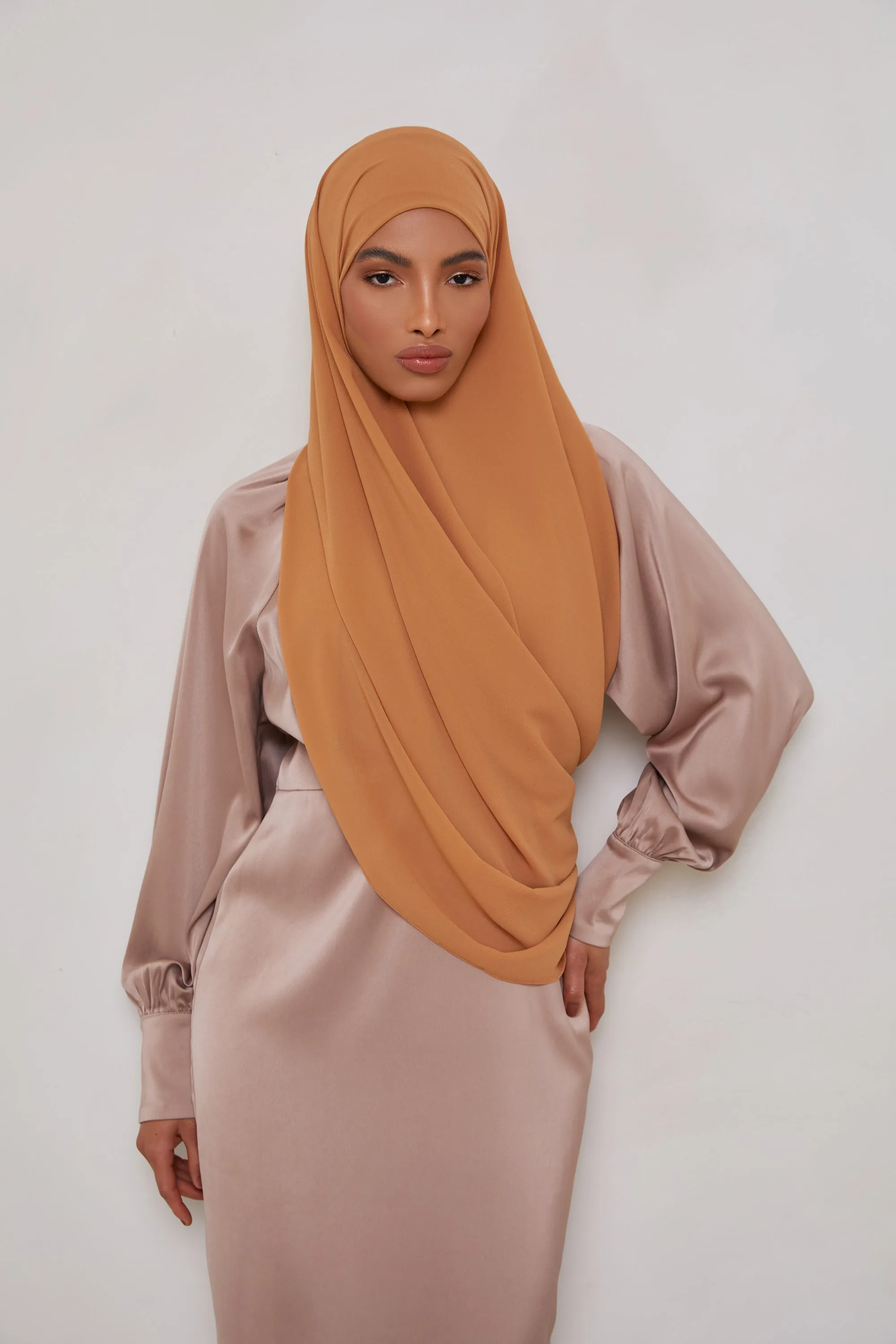 Essential Chiffon Hijab - Latte