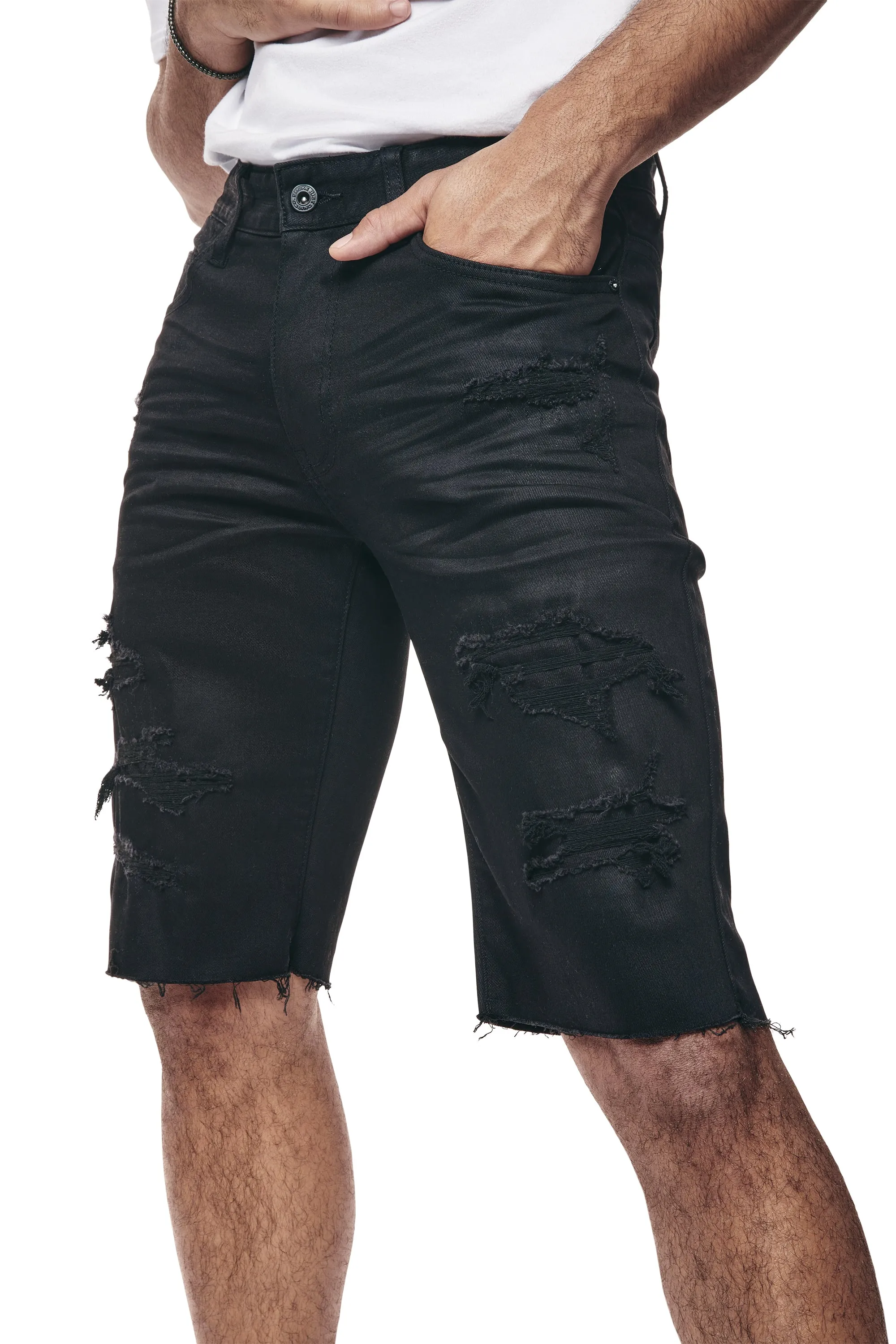 Essential Jean Shorts - Jet Black