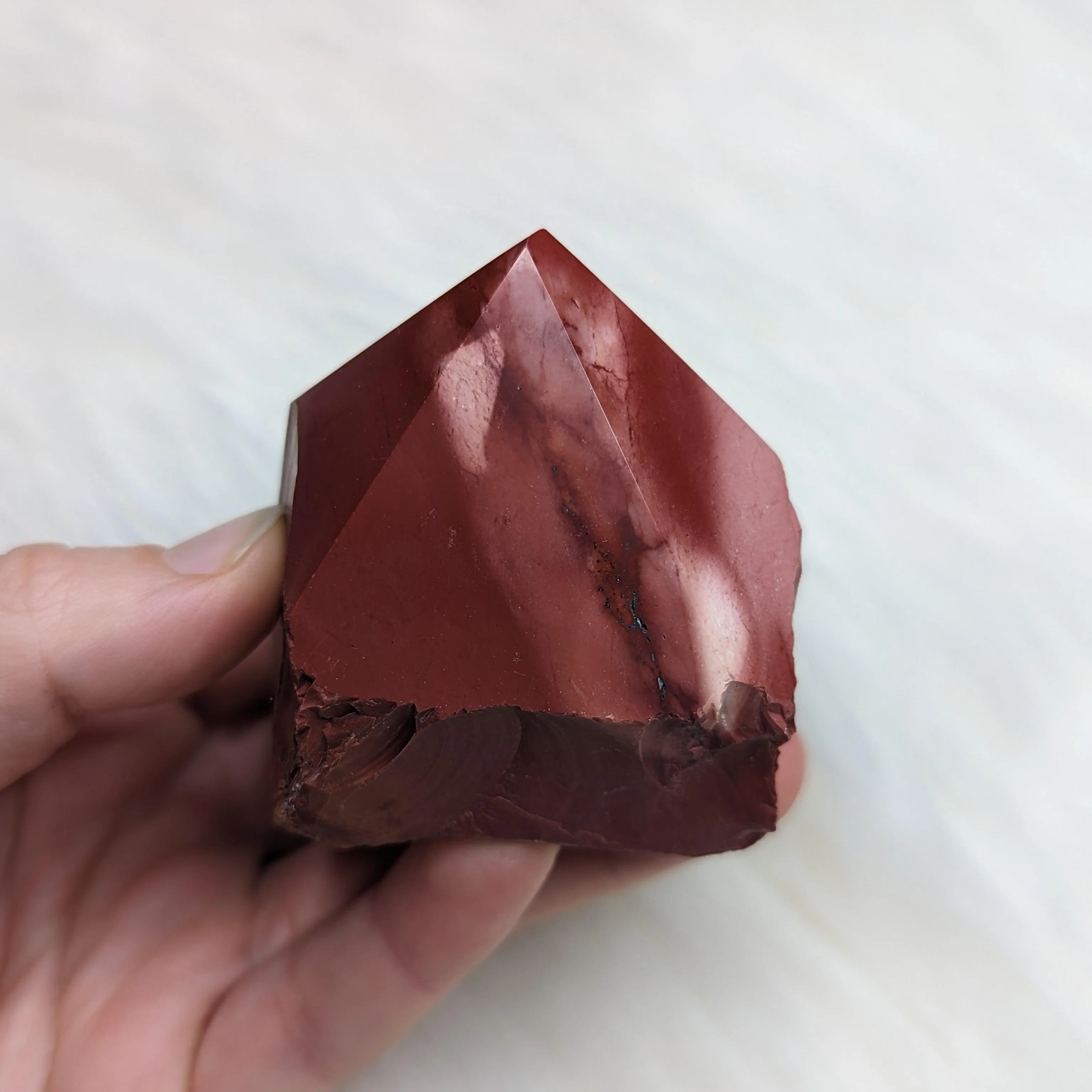 Gorgeous Red Mookaite Jasper ~ Polished Standing Point