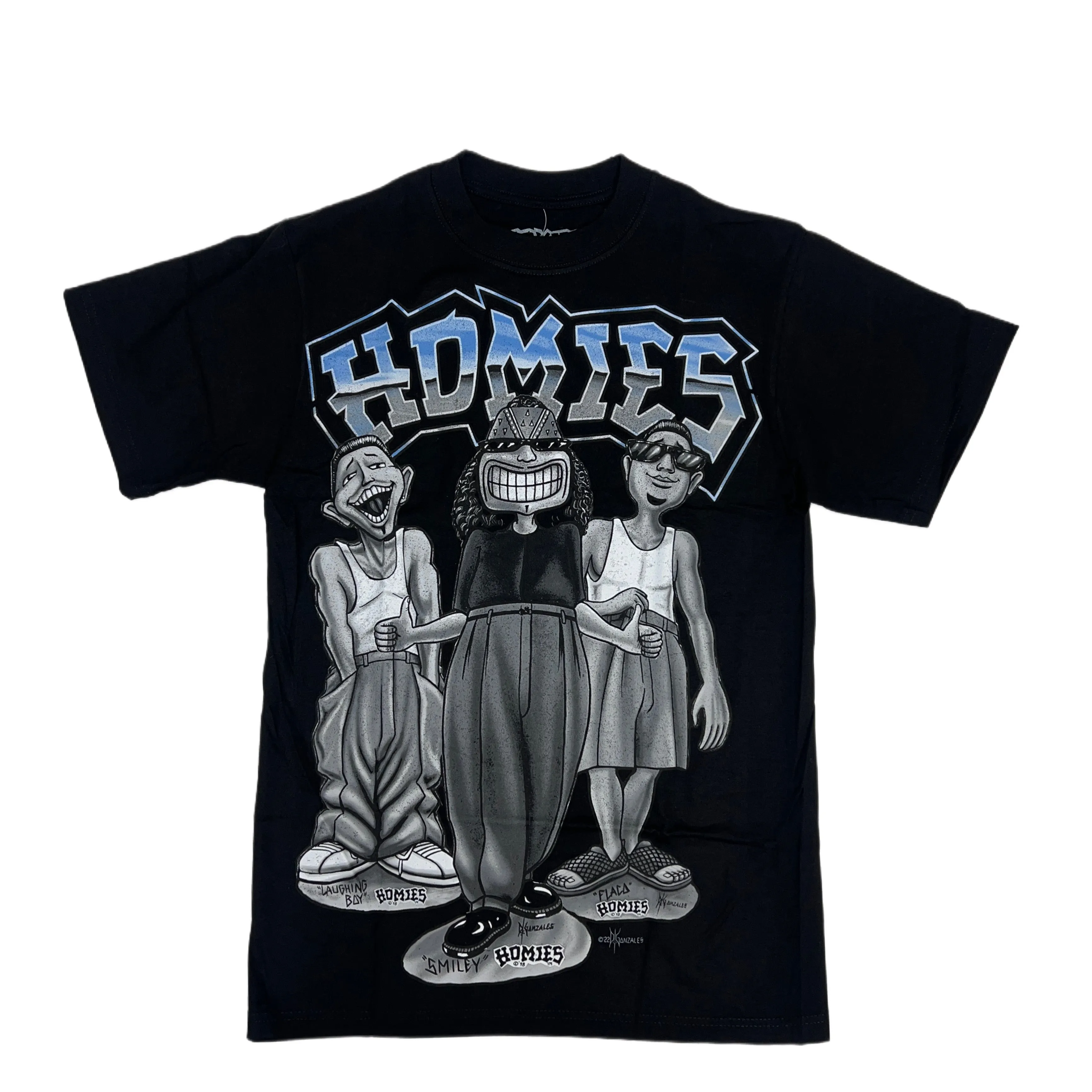 HOMIES SIGNATURE - SMILEY TRIO - Men's MAX HWT Tee