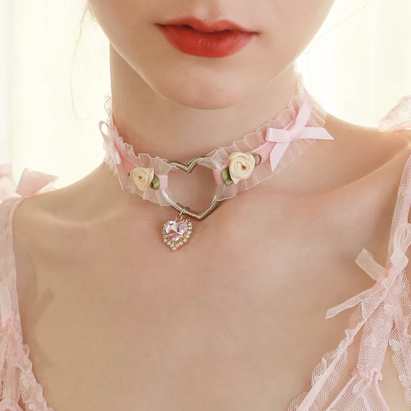 JAPANESE CUTE HEART CHOKER BY13017