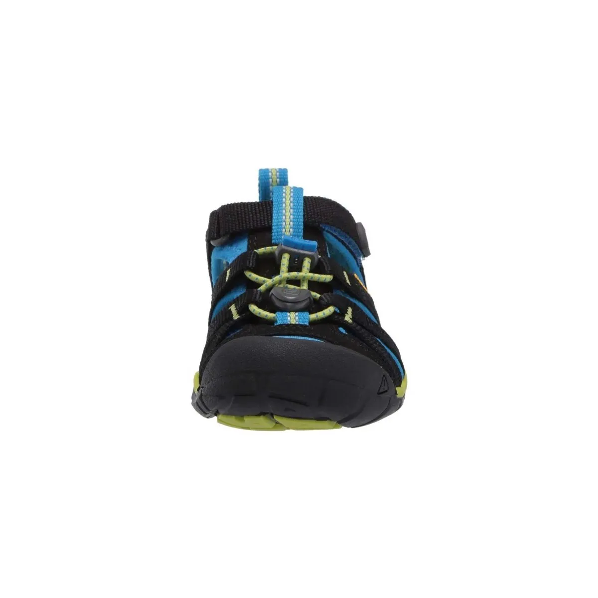 Keen Boy's (Sizes 1-7) Seacamp Black/Blue/Lime