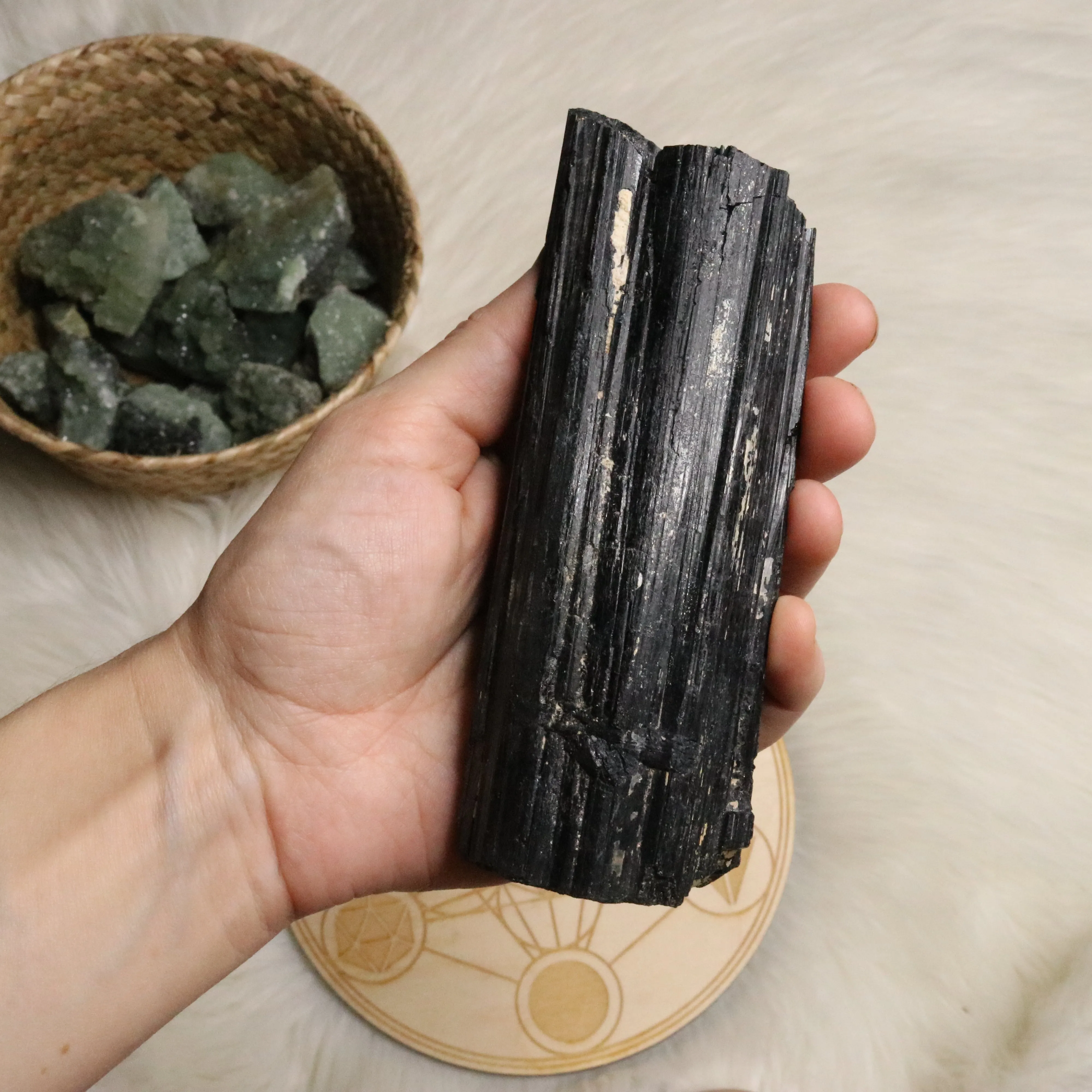 Large Black Tourmaline Rod ~ Protective within the Etheric and Spirit Realms