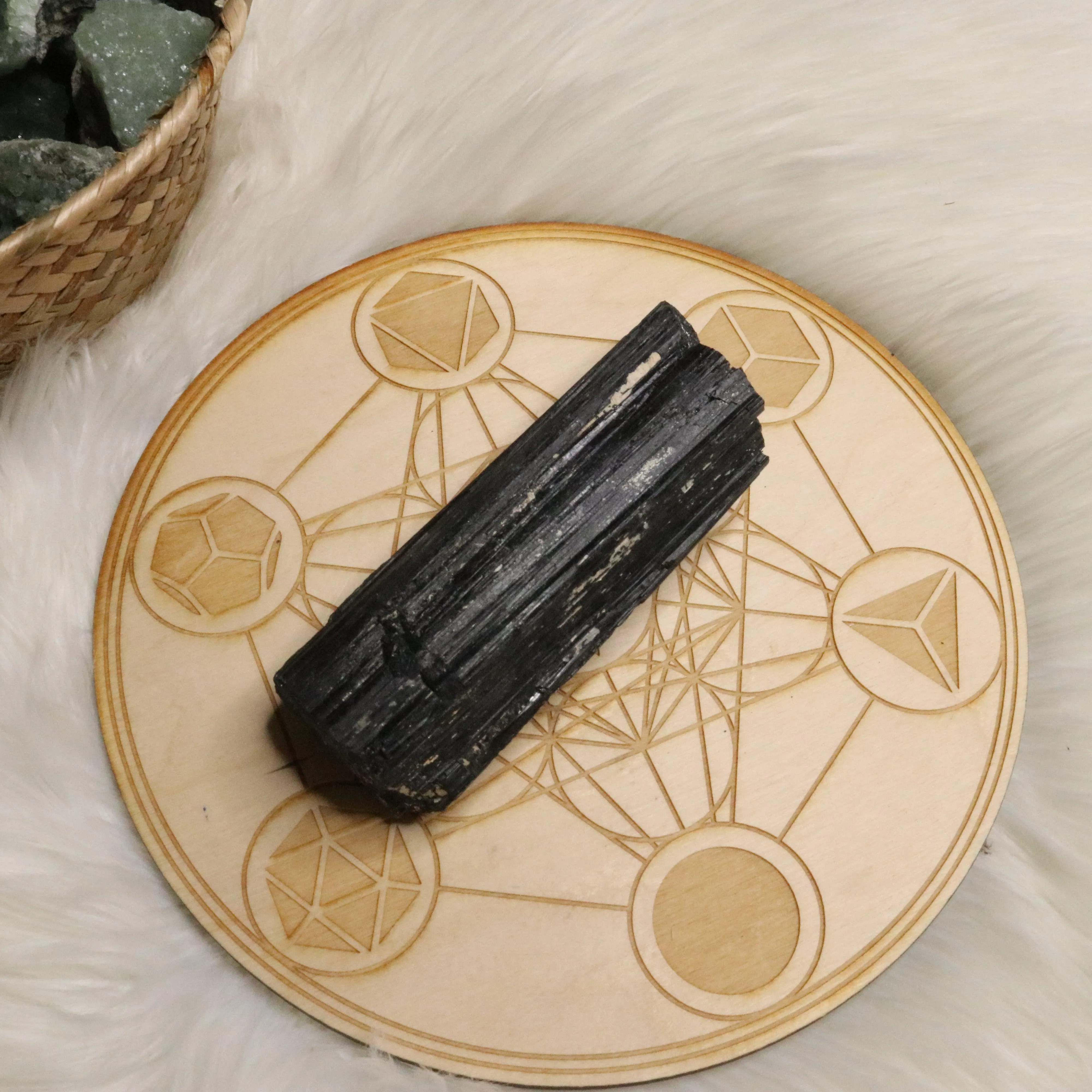 Large Black Tourmaline Rod ~ Protective within the Etheric and Spirit Realms